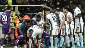 Fiorentina midfielder Edoardo Bove &lsquo;awake and alert&rsquo; in hospital after collapse