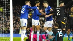 Everton find scoring touch to hammer Wolves and pile pressure on Gary O&rsquo;Neil