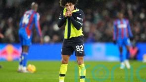 Rico Lewis scores equaliser before being sent off as Man City held by Palace