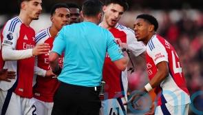 Arsenal appeal against Myles Lewis-Skelly&rsquo;s controversial red card at Wolves