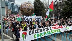 Co-founder of sanctions movement addresses pro-Palestine protest in Dublin