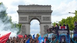 Carnival atmosphere in Paris after Champions League success