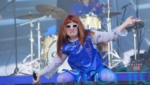 CMAT shouts &lsquo;Free Palestine&rsquo; and wades into Glastonbury crowd during lively set