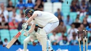 Zak Crawley falls to last ball of day with England set 374 to win fifth Test