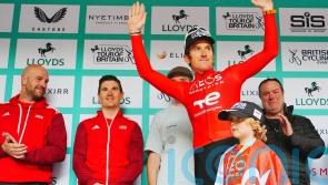 Geraint Thomas fights back tears as he ends his cycling career in Cardiff