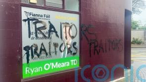 Graffiti on office is &lsquo;attempt to intimidate me and my team&rsquo;, Tipperary TD says