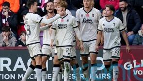 Luca Stephenson header earns Dundee United draw at leaders Hearts