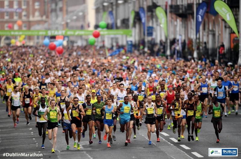  Dublin City Council and Dublin Marathon make statement on start/finish line of Marathon