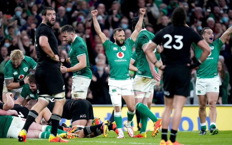 Ireland announce Tests against All Blacks this summer