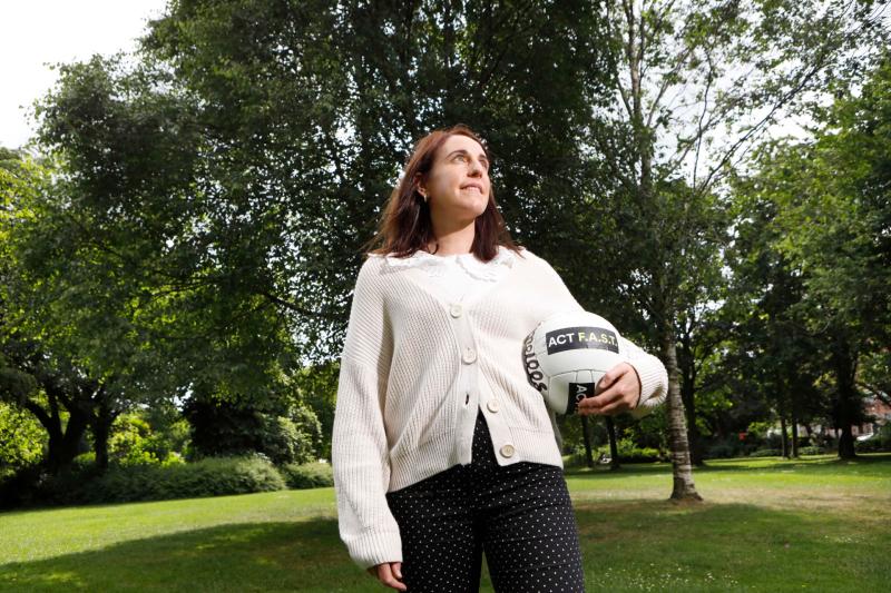 Footballer who suffered stroke in her 30s urges Irish public to know warning signs
