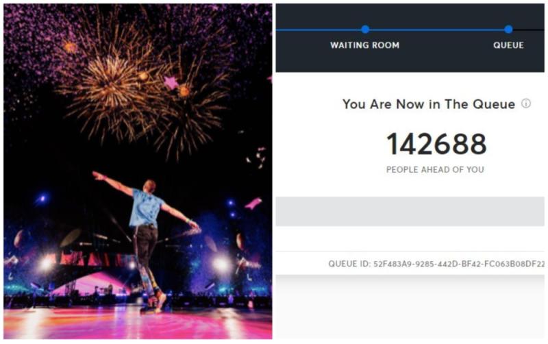 Twitter reacts to Ticketmaster queues: "Coldplay gigs will broadcast on GAAGo next season'