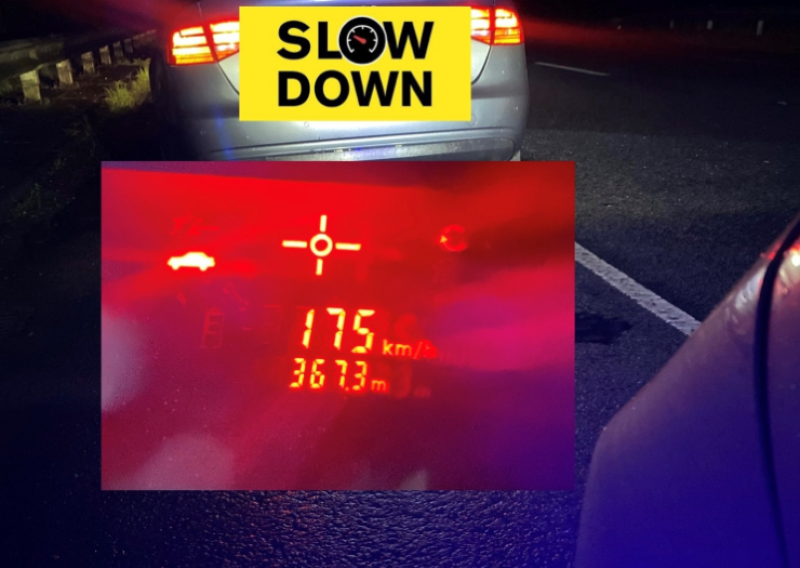 CAUGHT: Motorist arrested after travelling at DIZZYING speed on Halloween