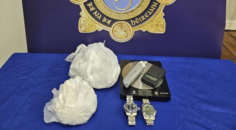 Garda&iacute; find &euro;70,000 of cocaine and Rolex watches in Dublin raid 