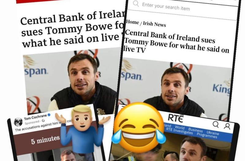'Scammers are back again' - Tommy Bowe warns fans about ads featuring his likeness