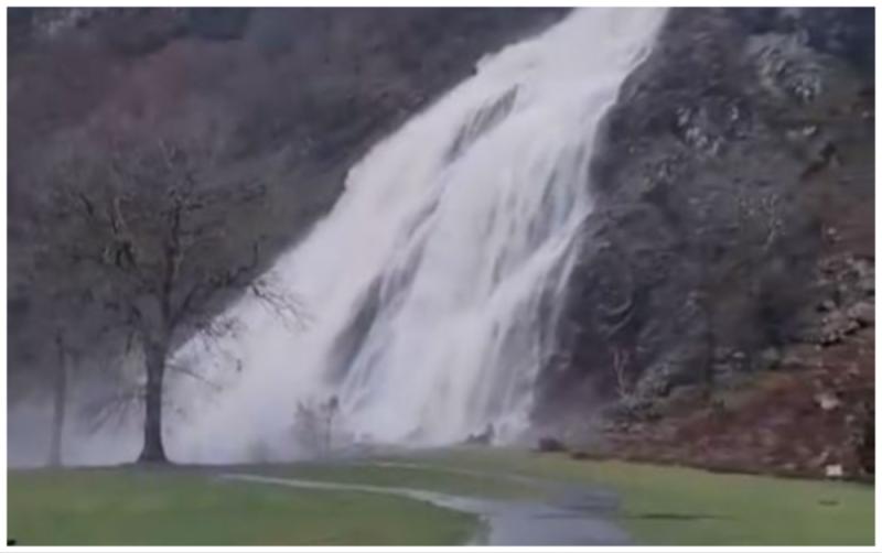 Spectacular displays as Storm Gerrit unleashes havoc across the country