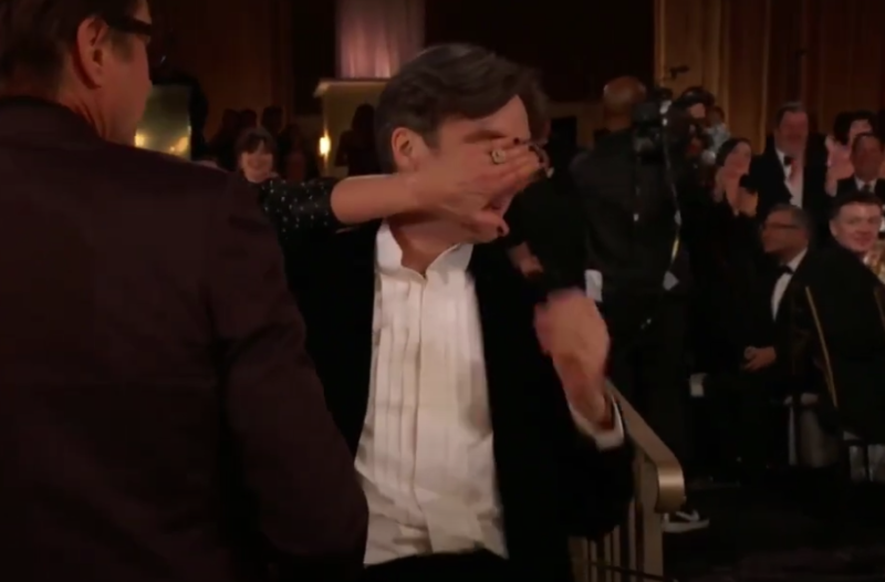 WATCH: Sweet moment between Cillian Murphy and his wife as he wins Golden Globe