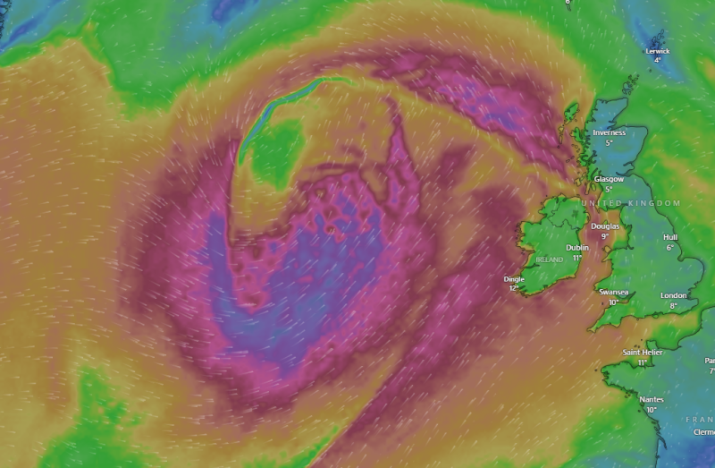 WATCH LIVE: Storm Jocelyn tracker as vicious Atlantic weather hits Ireland