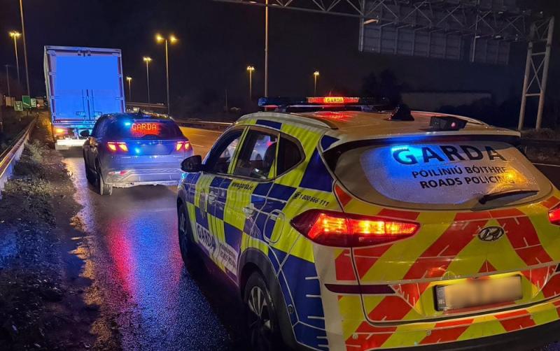 Driver serving 10-year disqualification arrested and truck seized as garda&iacute; clean up N7