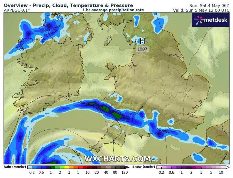 ALERT: Irish weather forecast predicts temperatures of 19C over next few days 