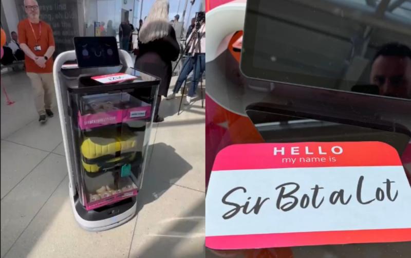 WATCH: Dublin Airport deploy AI robot fleet to help passengers in Terminal one this summer