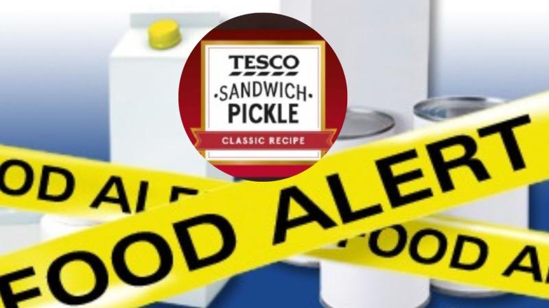 ALERT: Tesco recalls own-brand sandwich pickle due to possible presence of glass pieces 