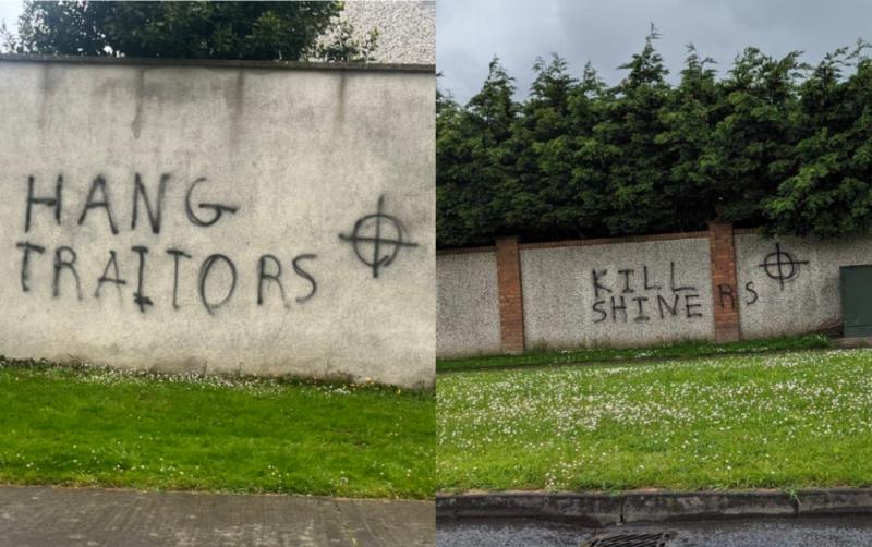 Garda&iacute; investigating 'sinister' graffiti targeting Sinn F&eacute;in with threats to 'hang traitors'