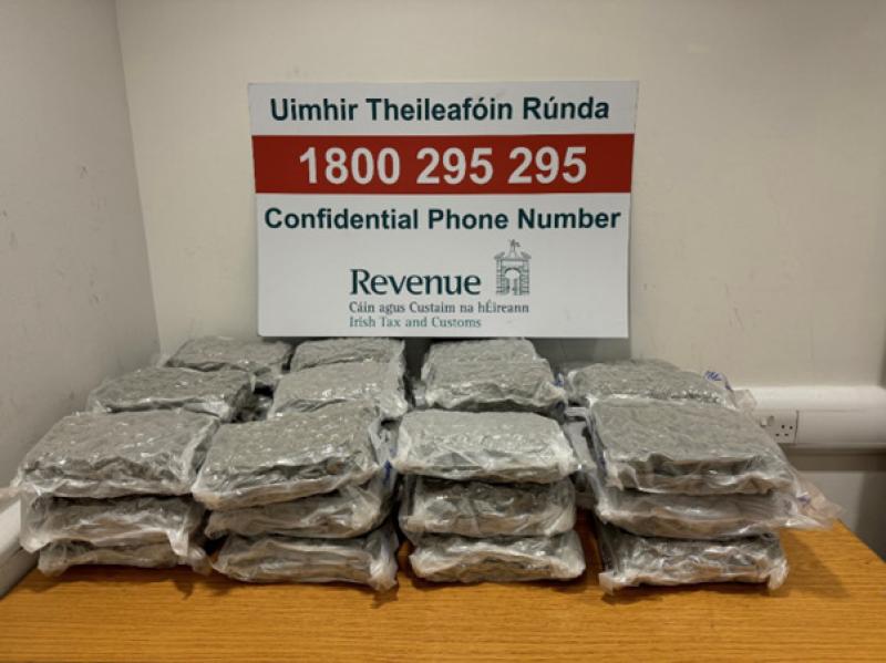 Passenger found hiding 20kg of drugs in bag after landing at Dublin Airport