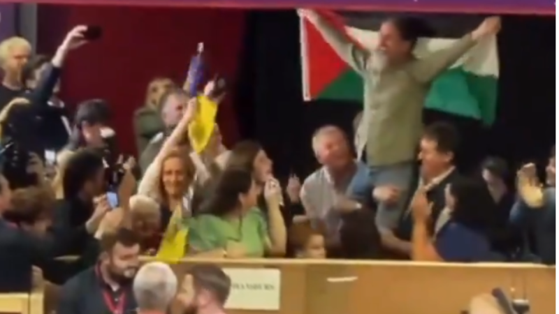 'MEP for Gaza?' - Luke Flanagan slammed for raising Palestine flag instead of tricolour&nbsp;