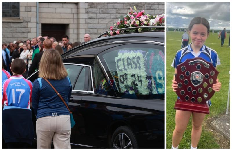 'One in a million' - Dad of girl who died during Louth soccer match speaks at funeral