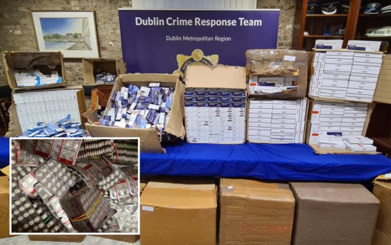 One MILLION tabs nabbed following garda raids on businesses tackling 'street level' drug supply