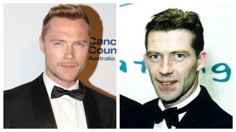 Stars Russell Crowe, Ronan Keating and Ryan Tubridy align for Muff Liquor Company