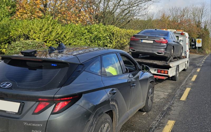 Garda&iacute; seize luxury BMW from unaccompanied learner with no seatbelt, L-plates or insurance
