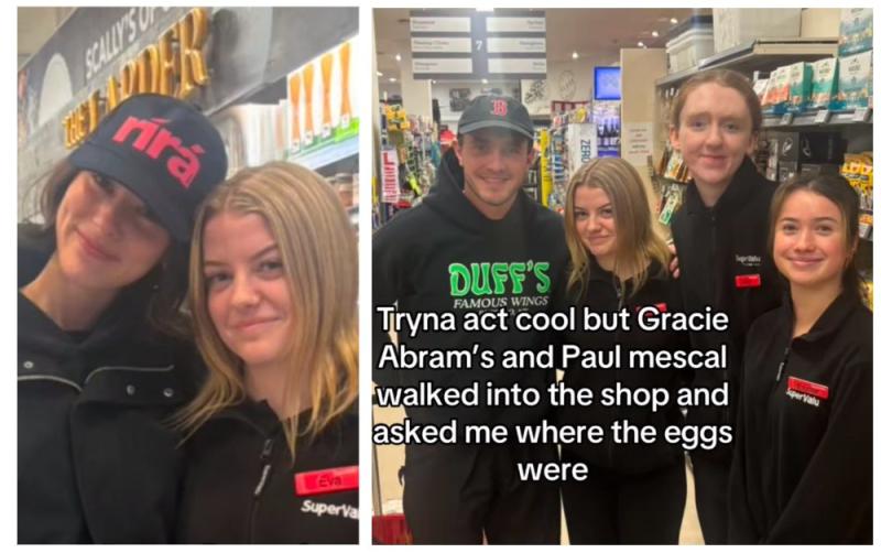 Supermarket staff stunned as Paul Mescal and new girlfriend step out in style to Supervalu