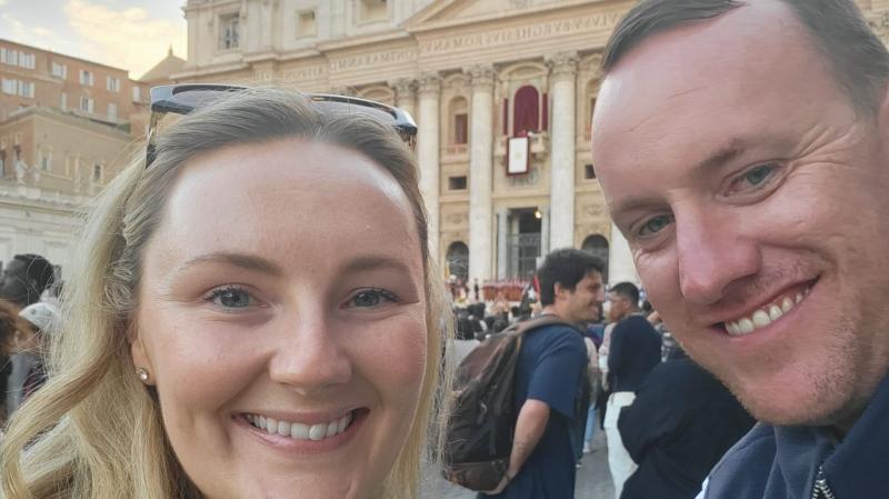 Irish newlyweds among those watching on at the Vatican as Pope Leo XIV is elected 