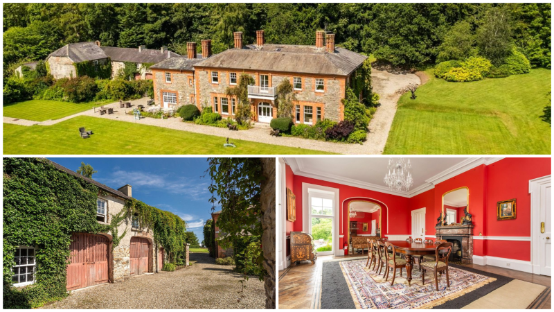 Irish mansion goes back on the market - the price tag alone will make you wince