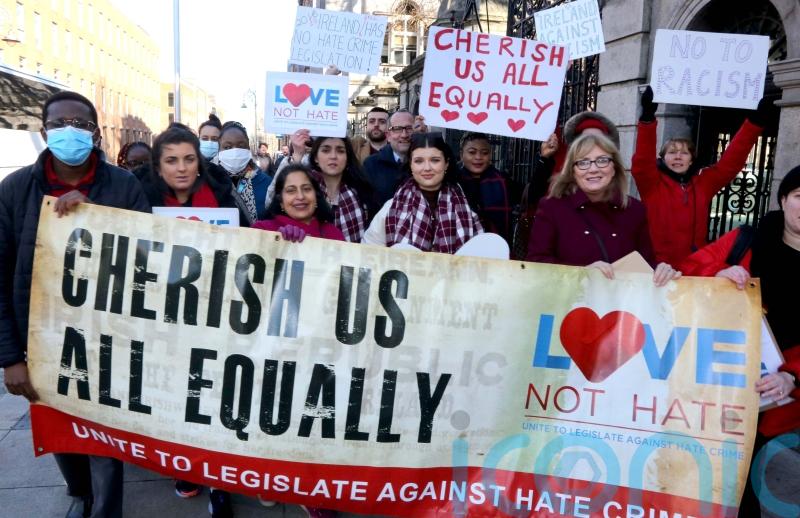 Anti-racism campaigners deliver hate crime petition to justice minister