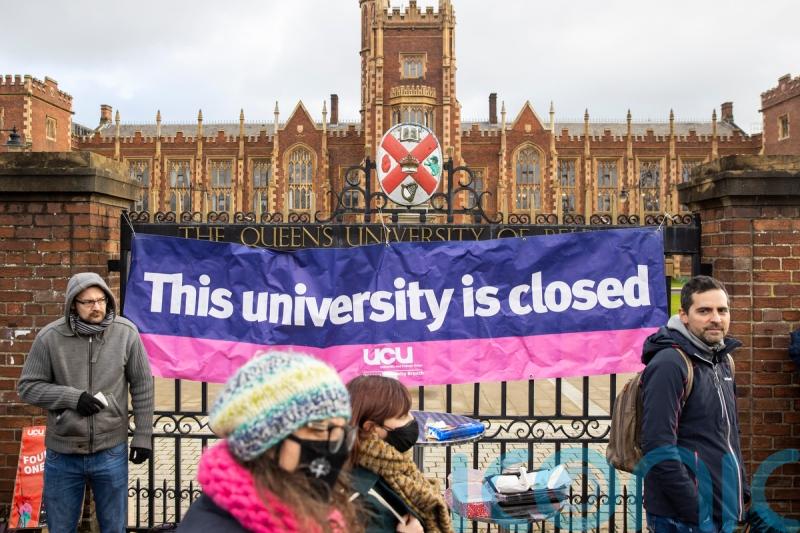 Staff at Belfast universities begin 10 days of strike action