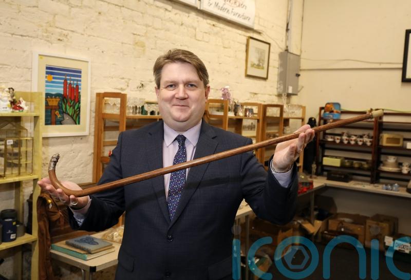 Michael Collins' hair and walking stick among objects to be auctioned in Belfast