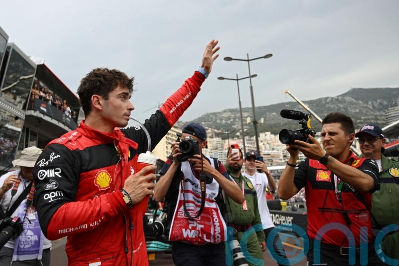 Charles Leclerc delights home crowd with pole position for Monaco Grand Prix