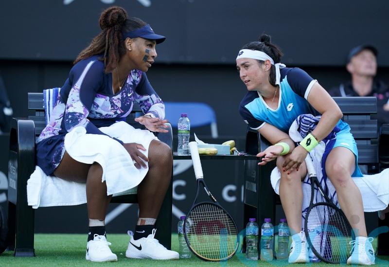 &lsquo;Onserena&rsquo; double act serve up another win as Williams fires Wimbledon warning