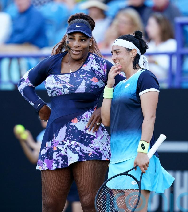 Serena Williams&rsquo; Eastbourne doubles run ends early after injury to Ons Jabeur