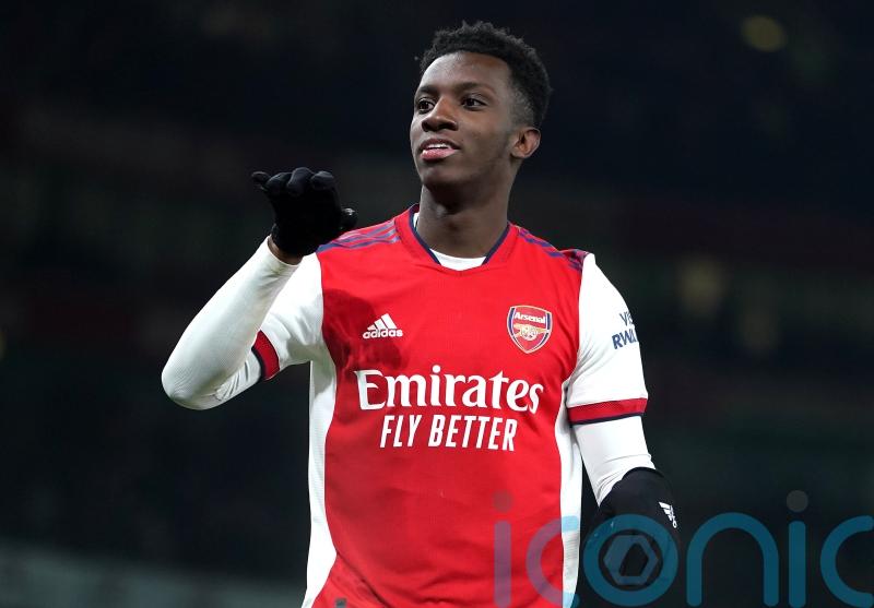Striker Eddie Nketiah wants to repay Arsenal&rsquo;s faith next season