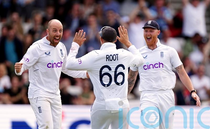 England on course for New Zealand series whitewash after Jack Leach career-best