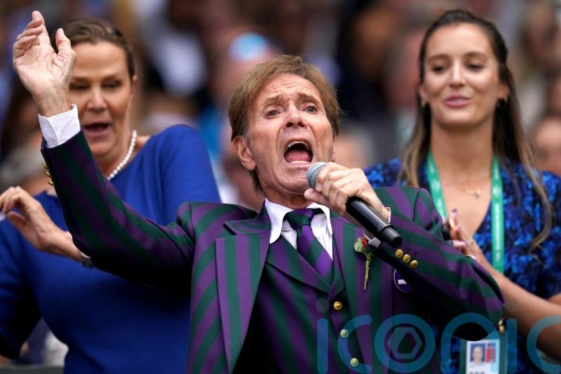 Sir Cliff Richard treats Wimbledon Centre Court to rendition of Summer Holiday