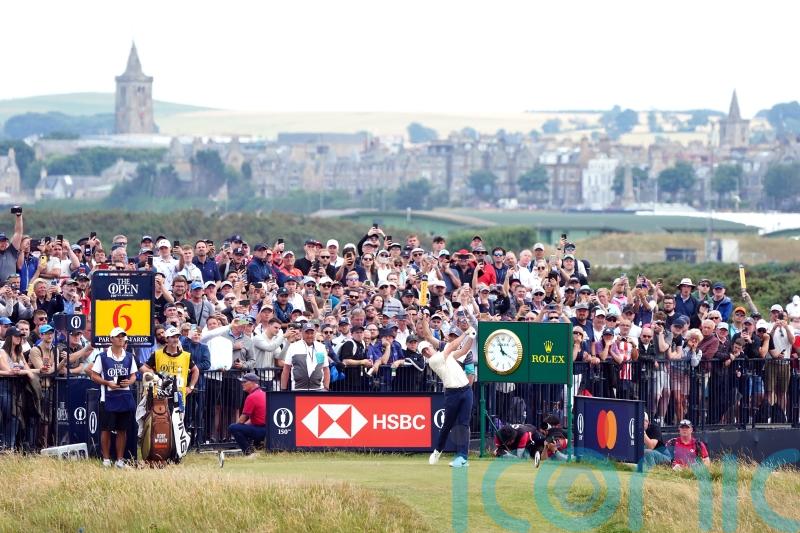 Open leader Rory McIlroy takes two-shot advantage into the back nine