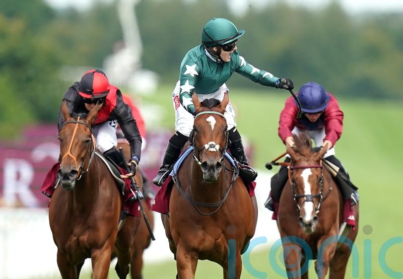 Nashwa swoops from last to first for Nassau Stakes glory