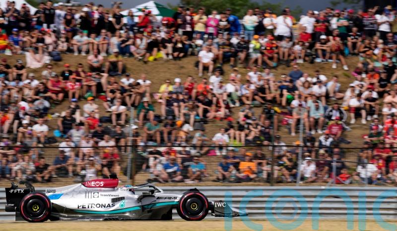 George Russell celebrates first pole of his F1 career