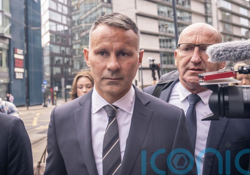 Ryan Giggs arrives at court for assault trial