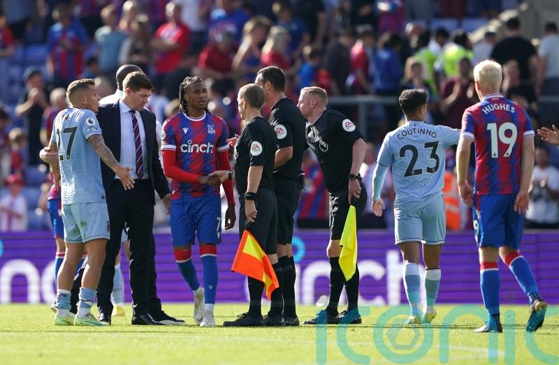 It&rsquo;s a complete accident &ndash; Steven Gerrard bemoans VAR decision in Palace defeat