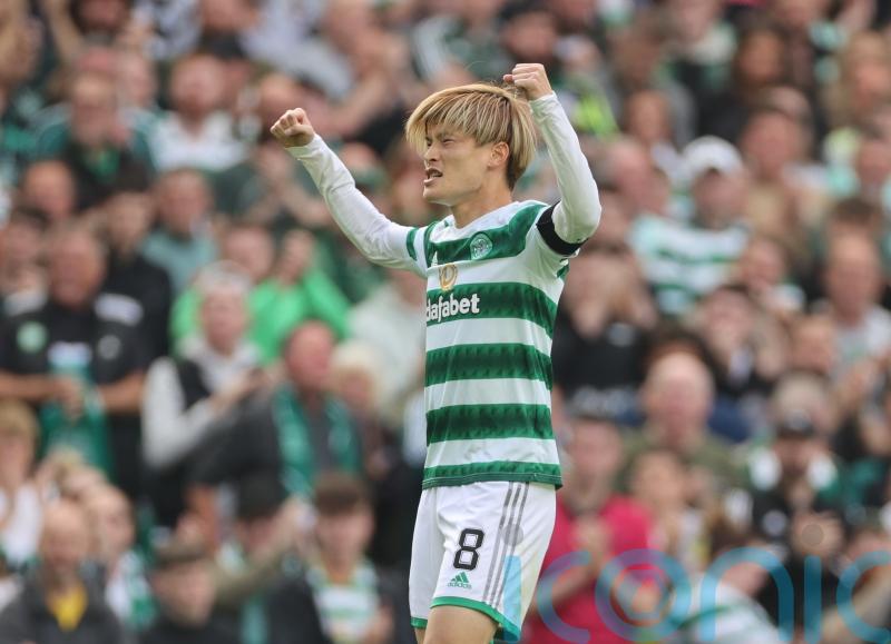 Kyogo Furuhashi and Giorgos Giakoumakis send Celtic two points clear